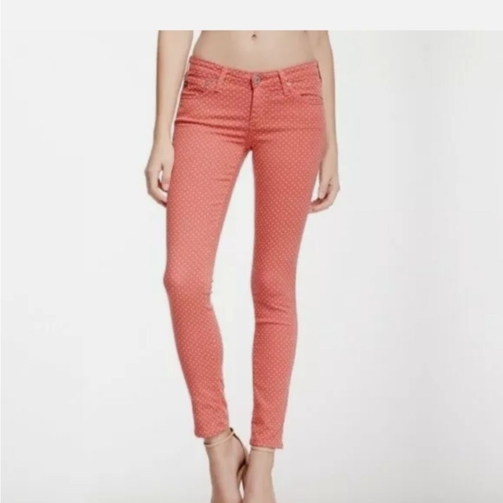 AG slim straight leg Stevie cropped jeans size 27